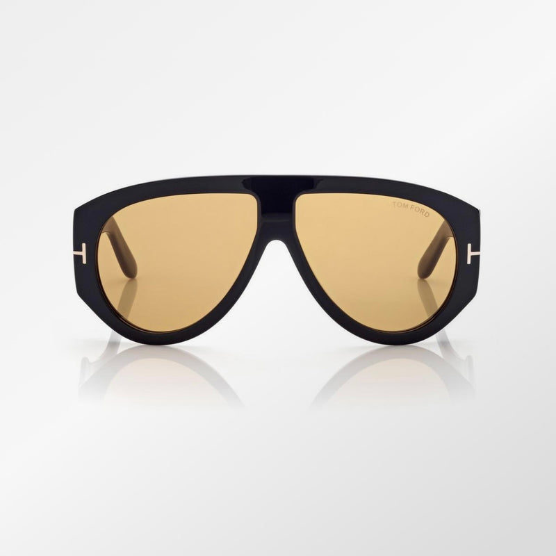 Tom F Sunglasses Shini Black/Brown