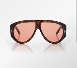 Tom F Sunglasses Shini Dark havana/Bordeaux