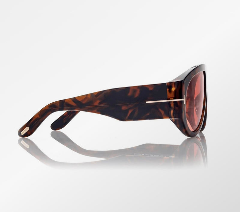 Tom F Sunglasses Shini Dark havana/Bordeaux