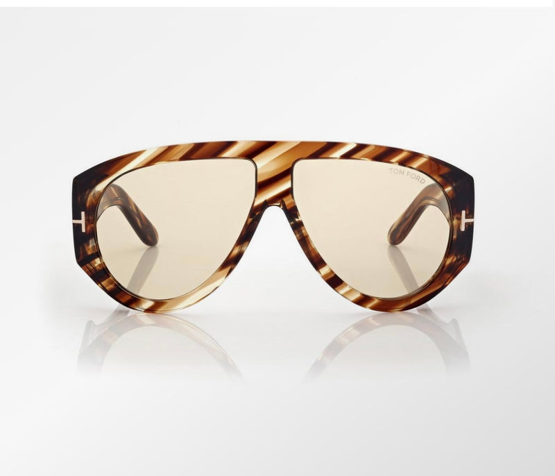 Tom F Sunglasses Shini Havana