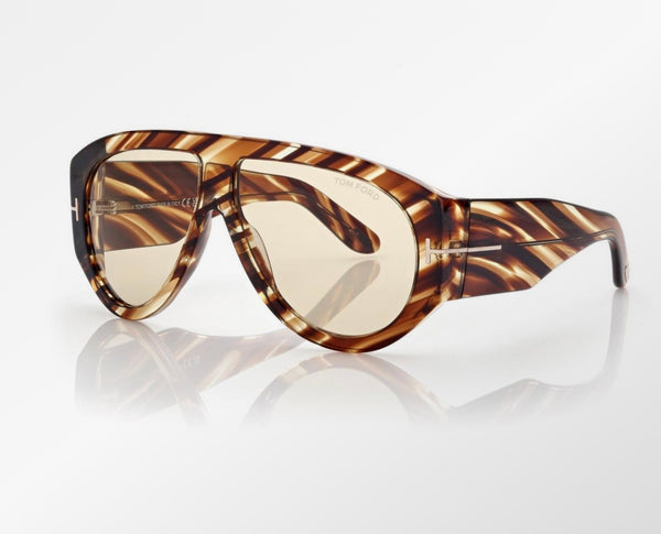 Tom F Sunglasses Shini Havana